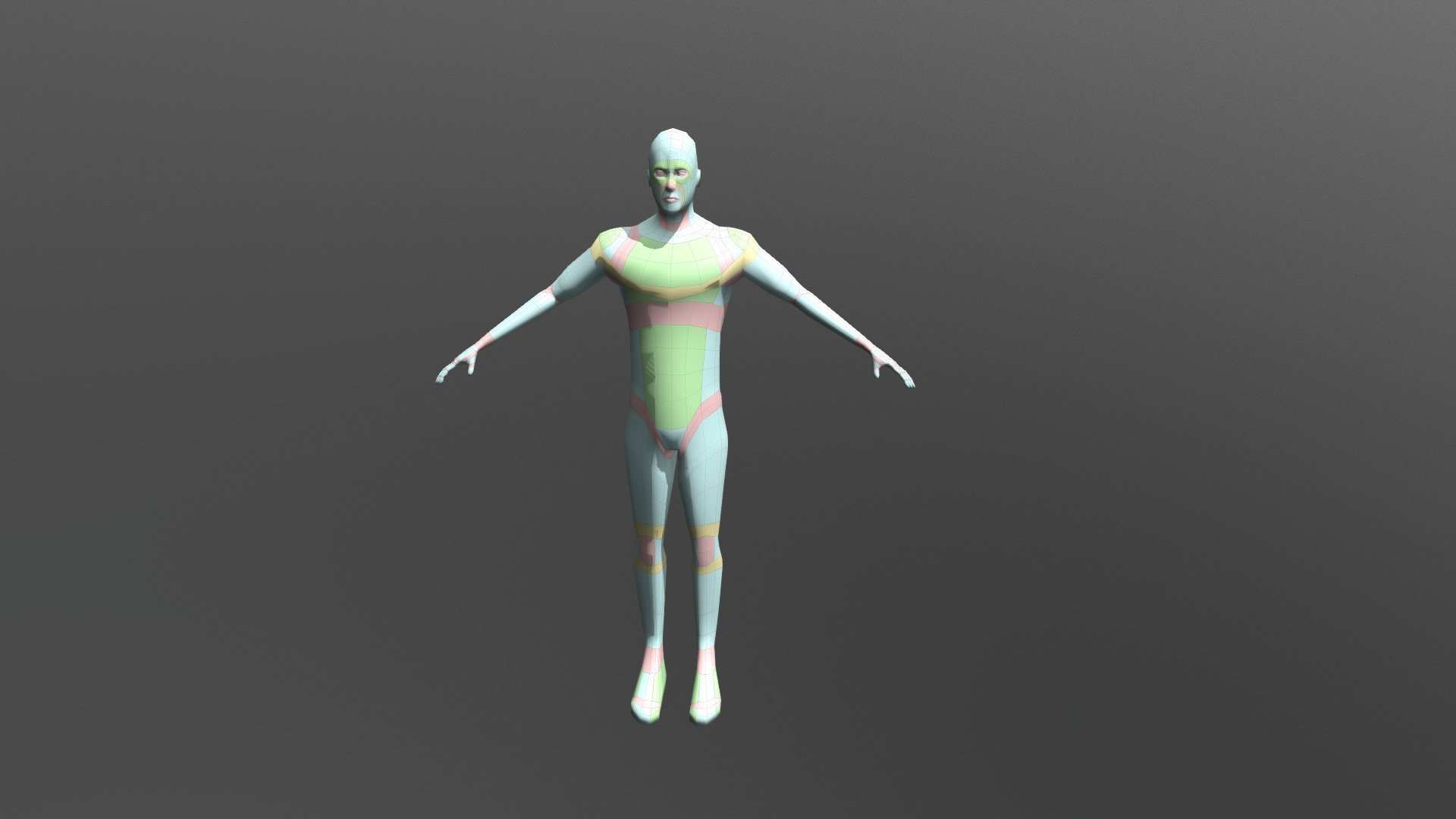 Men basemesh — Sketchfab embed 3D viewer