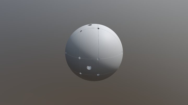 Offset Sphere 3x3 3D Model