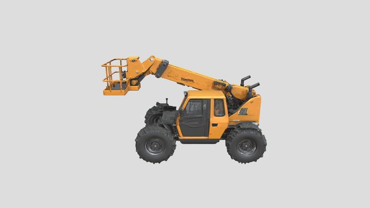 telescopic boom lift High_quality_3D_texture_fbx 3D Model