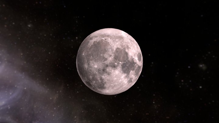 Moon 3D Model