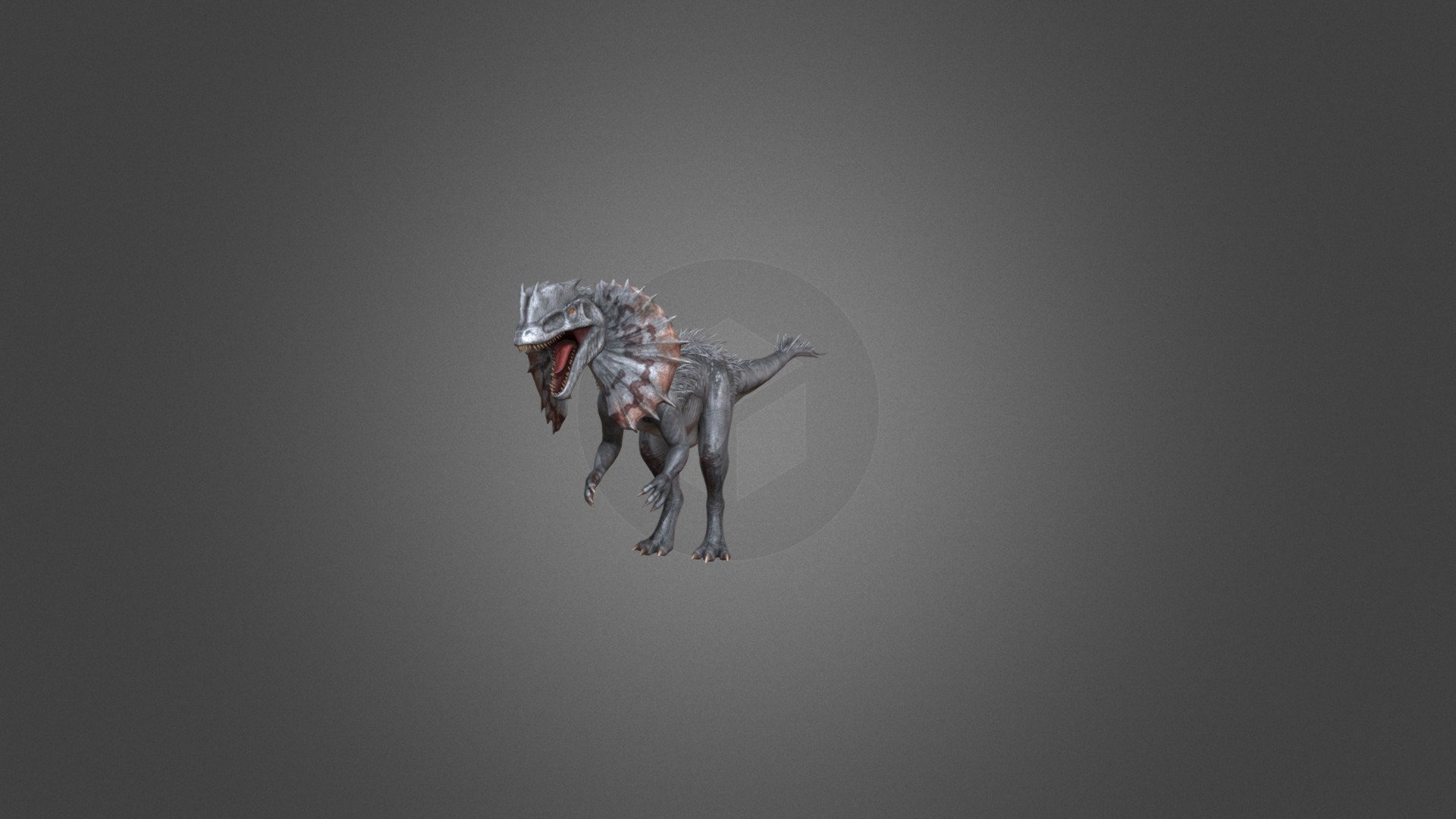 Dilophosaurus From ARK - Download Free 3D Model By Verez045 (@verezo45 ...