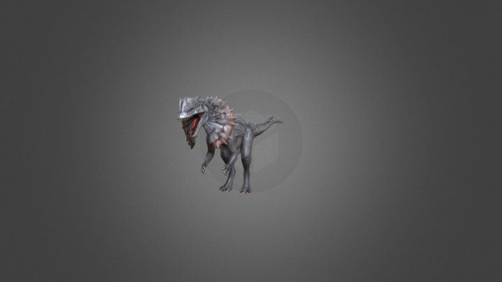 Dilophosaurus From ARK 3D Model