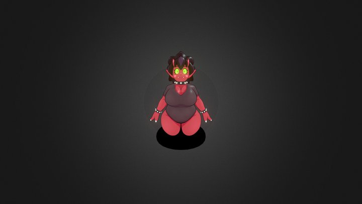 Succubus Mims Character Practice 3D Model