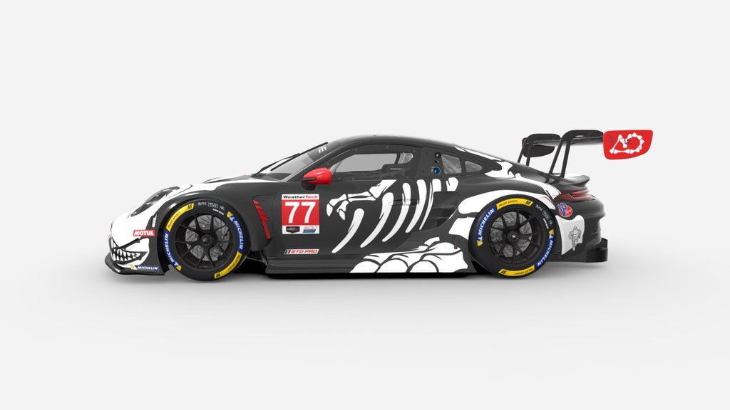 Porsche 992 GT3R- (Rexy Skeleton)