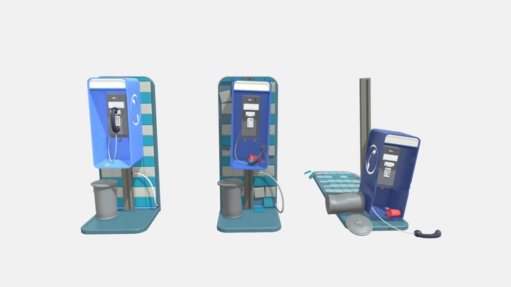 [HW XYZSchool] Damage 3D Model