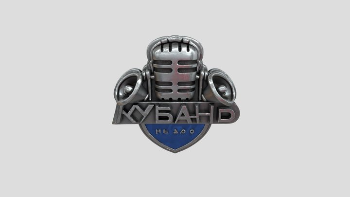 Kuban Radio Badge 3D Model