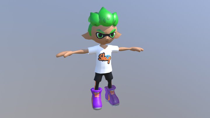 Splatoon! 3D Model