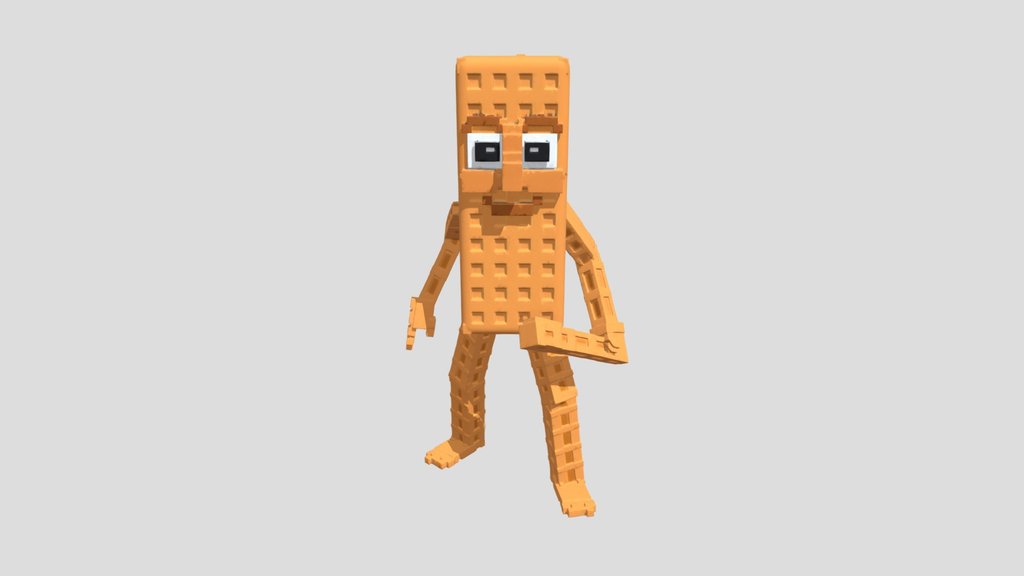 Orange Waffle Man