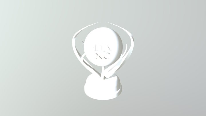 Platinum Trophy 3D Model
