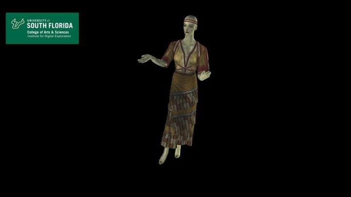 "Mykenaia" Costume Replica 3D Model