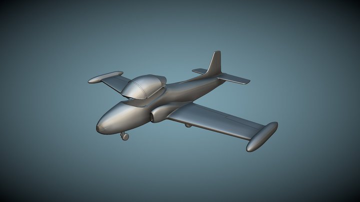 BAC Jet Provost T5A - 3D Printable Model (*.STL) 3D Model