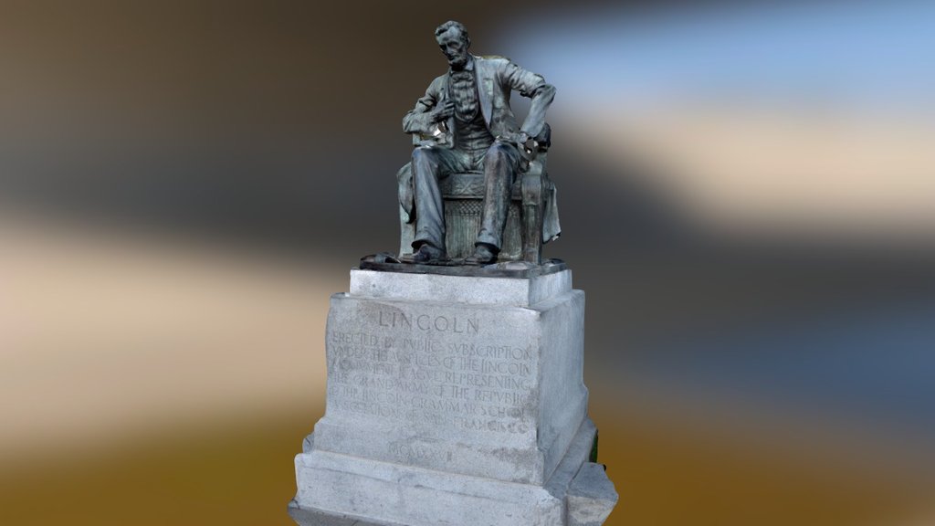 Lincoln, City Hall, San Francisco Download Free 3D model by jtressle