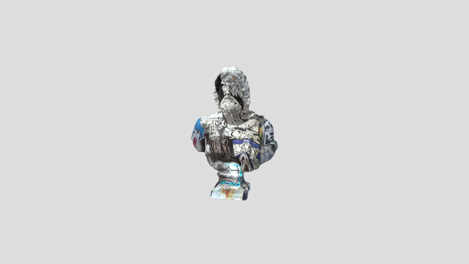 Stickers statue