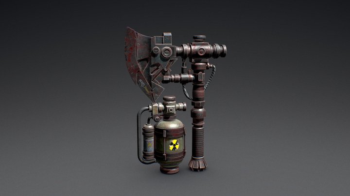 Here's Johnny Axe 3D Model