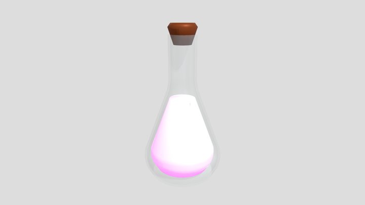 Pink Fiole 3D Model
