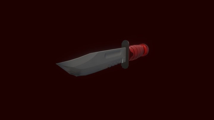 Knife LP UVW 3D Model