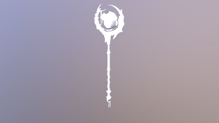 WoW Weapon WIP Less Polys Version 1 + Animation 3D Model