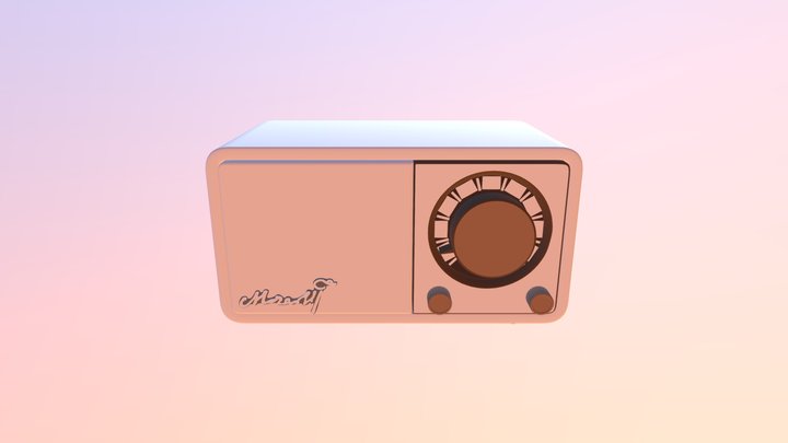 收音机 3D Model