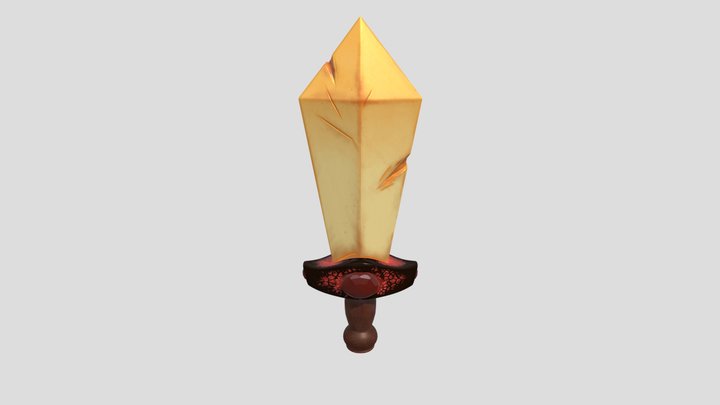 Stylised Sword 3D Model