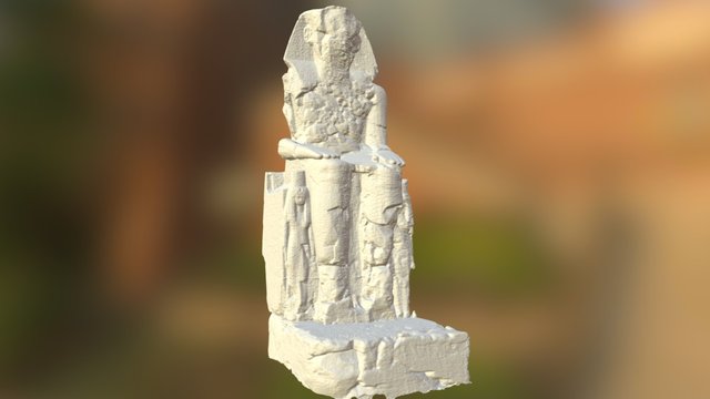 Colossus Of Memnon, Western Thebes, Upper Egypt 3D Model