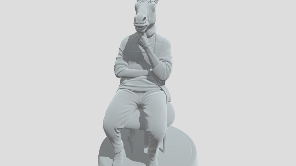 Horse Mask Among Indoor Plants