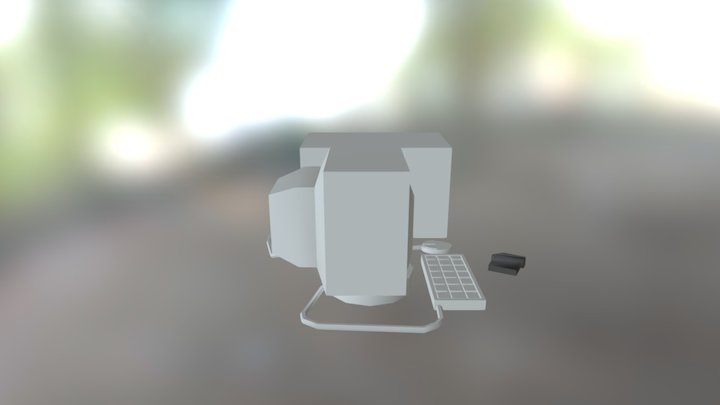 Comp And Floppy 3D Model