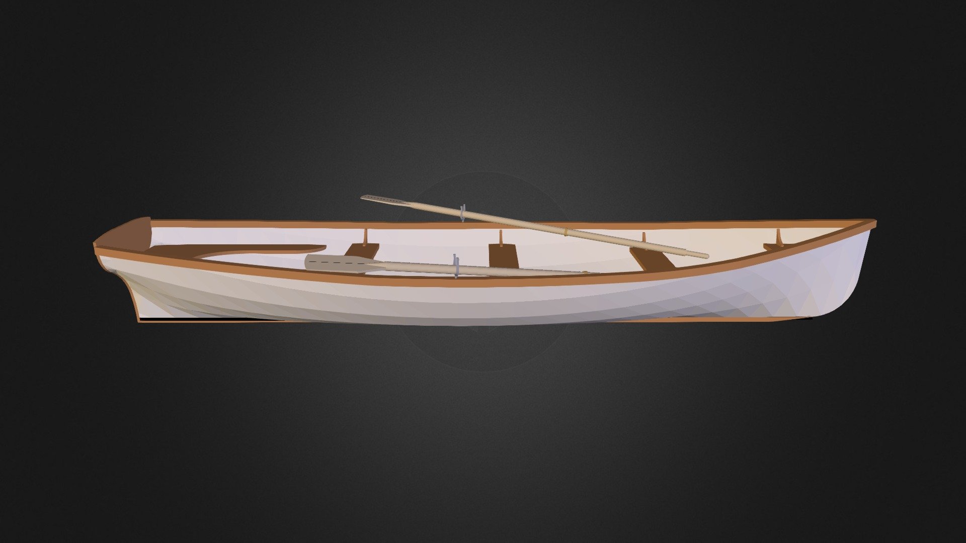 Rowboat 3d Model By Boscofinnigan 2a32822 Sketchfab 