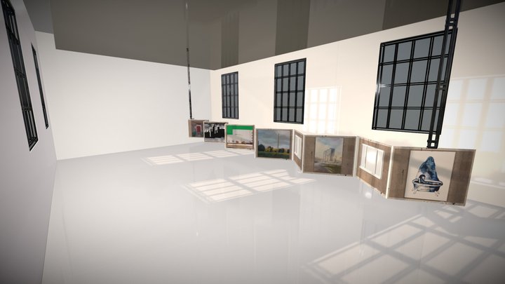 Gallery walk-through (preview only) 3D Model