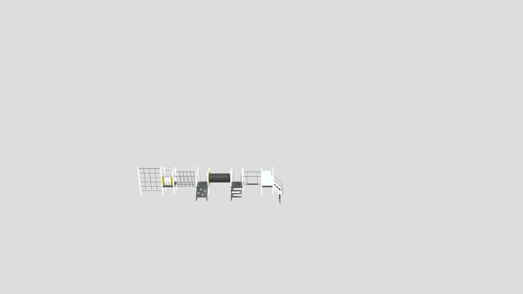 Long Fitness Playground Set