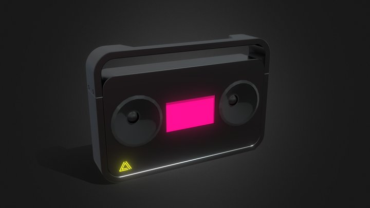 Wireless stereo 3D Model