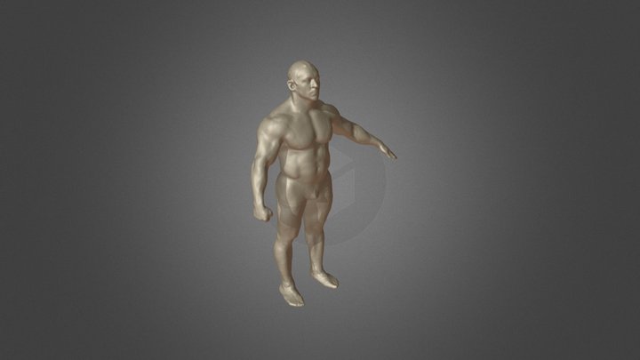 Bodybuilder 3D Model