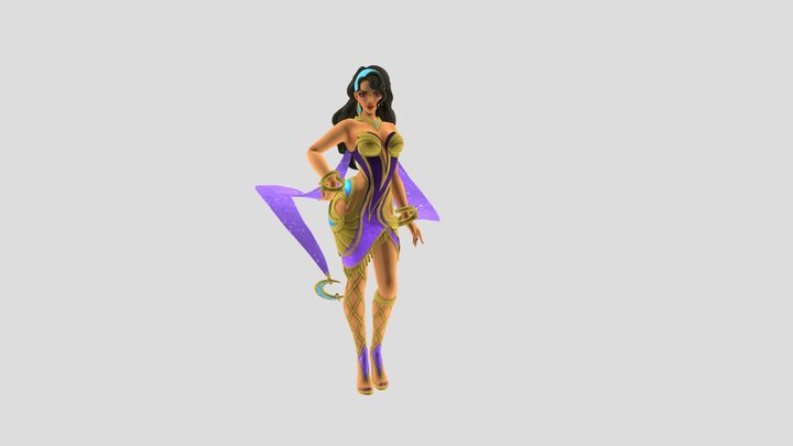 Hero_Esmeralda_Lobby 3D Model