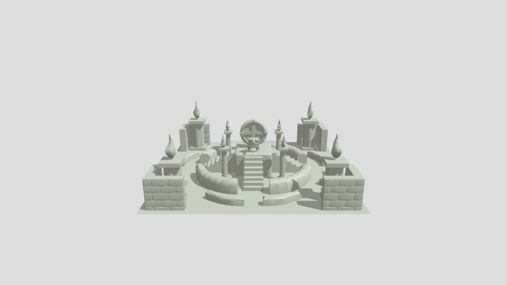 Fantasy Garden 3D Model