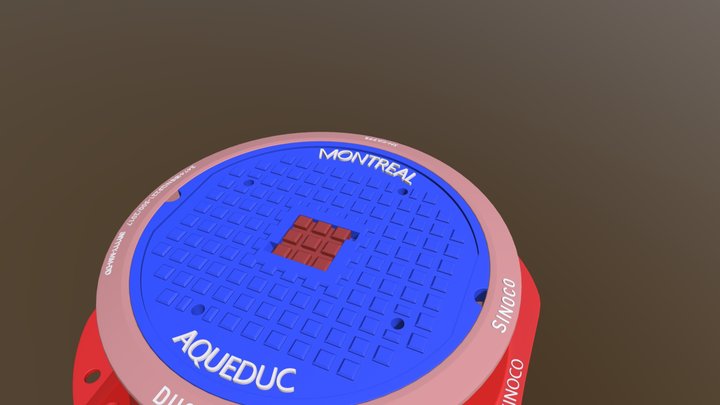 AQUEDUC VILLE DE MONTREAL Set ANIM 3D Model