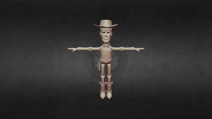 Woody 3D Model
