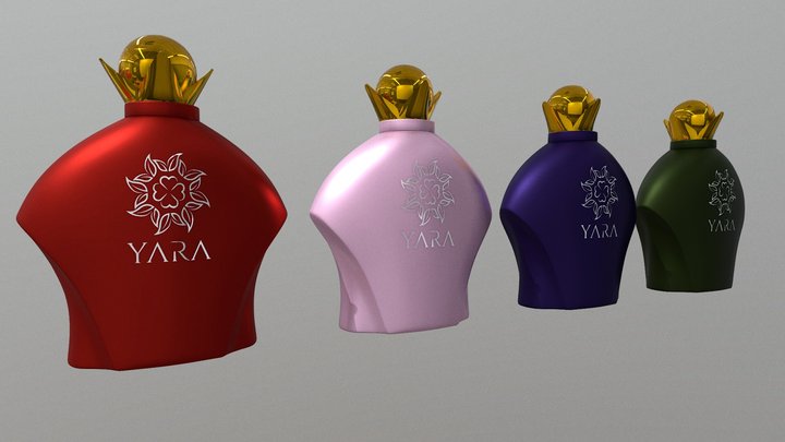 Bottles Crowns SKETCHFAB 3D Model