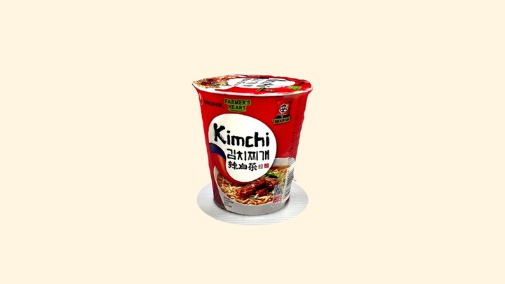Nongshim Kimchi (S) - Instant Noodle 3D Model