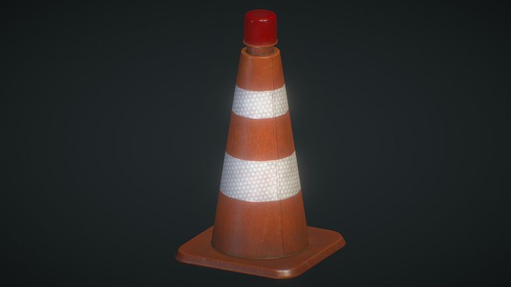 Traffic Cones 3D Model