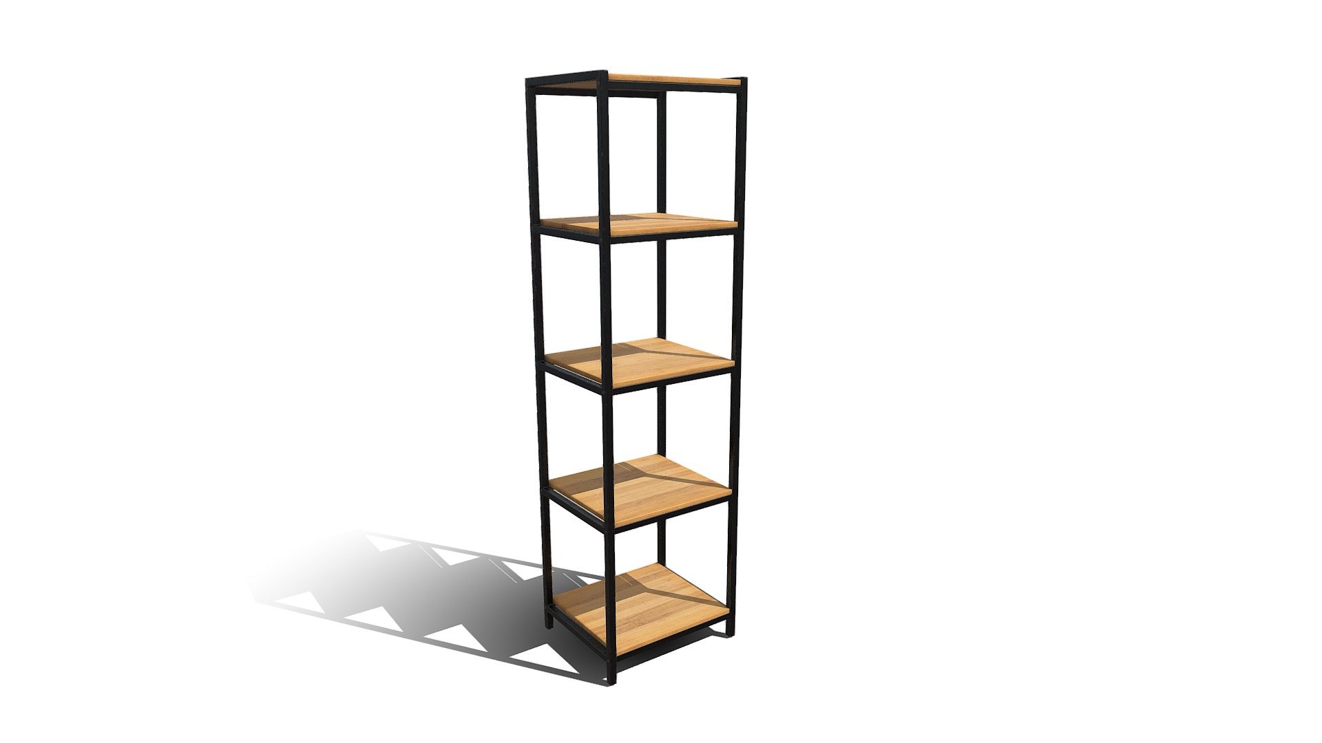 Steel Frame Shelves 02 4k