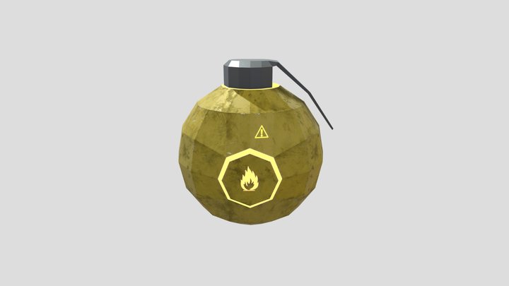 Fire grenade 3D Model