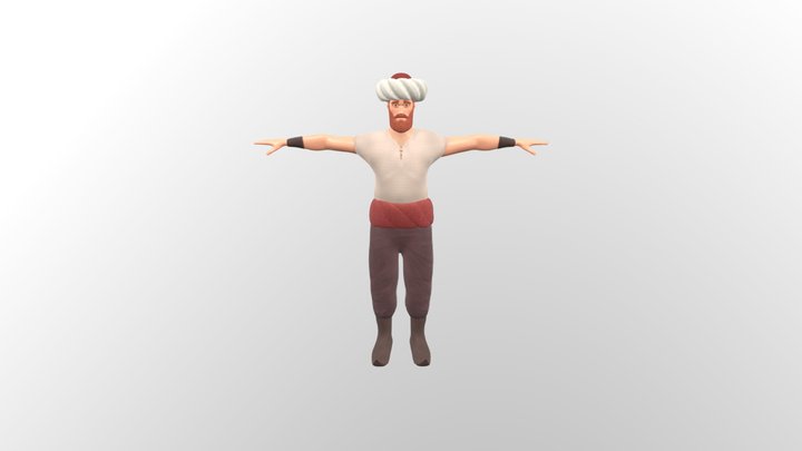 Barbaros Hayreddin Pasha 3D Model