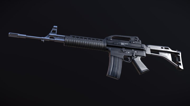 Pindad SS2-V2 - Updated 3D Model
