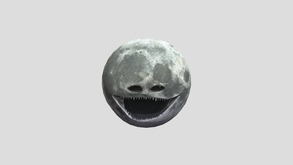 The moon wakes up