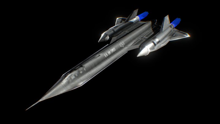 sr-71 blackbird 3D Model