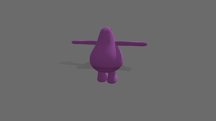 Grimace Run 3D Model