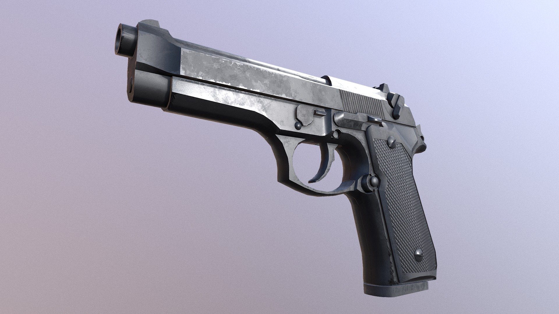 Beretta M9 3d Model By Mindev 2a3abc8 Sketchfab 1397