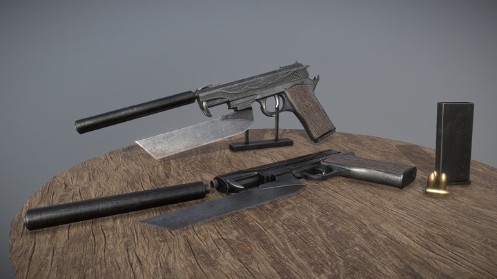M1911 Pistol 3D Model