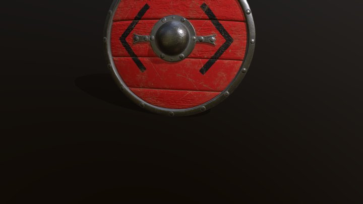 Viking shield 3D Model