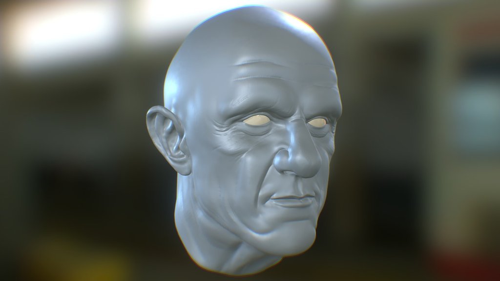 Jonathan Banks Likeness - 3d Model By Sean Yu Djcad (@syu Djcad 