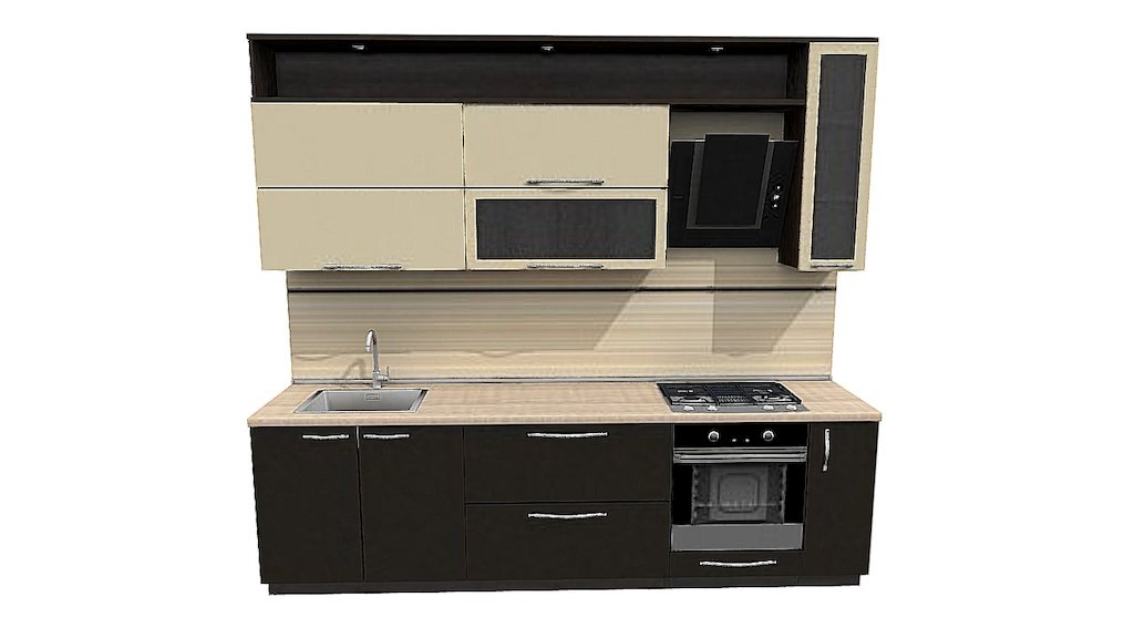 Кухонный комплект «Капучино» - 3D model by Балтика Мебель ...